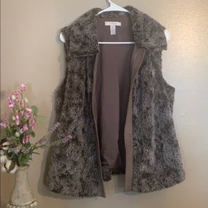 💕SALE💕Chico’s faux fur vest💕